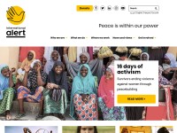 Desktop screenshot for international-alert.org