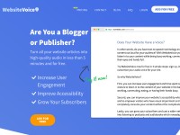 Desktop screenshot for websitevoice.com