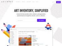 Desktop screenshot for artworkarchive.com