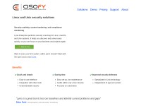 Desktop screenshot for cisofy.com