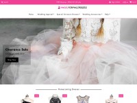 Desktop screenshot for angelformaldresses.com