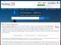 Desktop screenshot for register.to