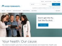 Desktop screenshot for kp.org