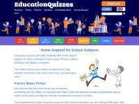 Desktop screenshot for educationquizzes.com