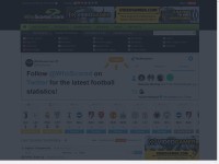 Desktop screenshot for whoscored.com