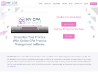 Desktop screenshot for mycpadashboard.com