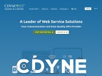 Desktop screenshot for cdyne.com