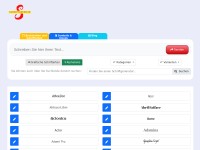 Desktop screenshot for schriftarten.io