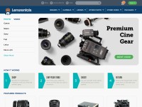 Desktop screenshot for lensrentals.com