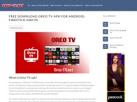 Desktop screenshot for oreo-tv.net
