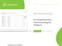 Desktop screenshot for proctorio.net