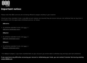 How 888poker.com looks like on a tablet such as an iPad.