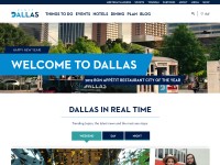 Desktop screenshot for visitdallas.com