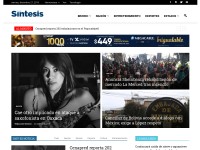 Desktop screenshot for sintesis.mx