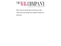 Desktop screenshot for thewigcompany.com