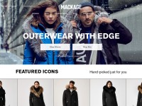 Desktop screenshot for mackage.com