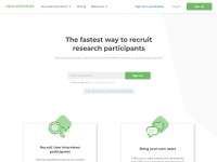 Desktop screenshot for userinterviews.com