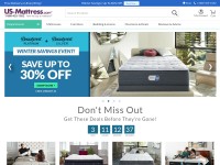 Desktop screenshot for us-mattress.com