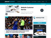 Desktop screenshot for planetfootball.com