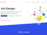 Desktop screenshot for ant.design