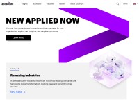 Desktop screenshot for accenture.com
