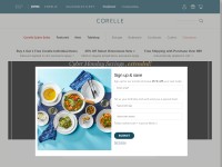 Desktop screenshot for corelle.com