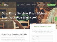 Desktop screenshot for perfectdataentry.com