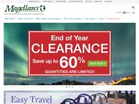 Desktop screenshot for magellans.com