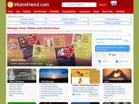 Desktop screenshot for wishafriend.com