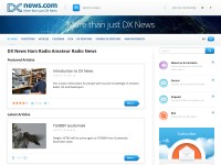 Desktop screenshot for dxnews.com