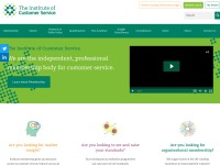 Desktop screenshot for instituteofcustomerservice.com