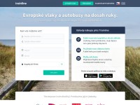 Desktop screenshot for trainline.cz