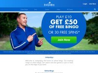 Desktop screenshot for jackpotjoy.com