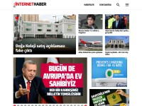 Desktop screenshot for internethaber.com