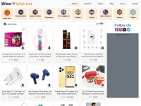 Desktop screenshot for wowwishlist.com