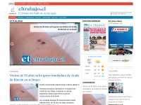 Desktop screenshot for eltrabajo.cl