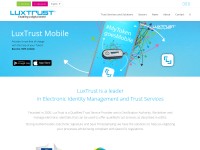 Desktop screenshot for luxtrust.com