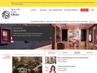 Desktop screenshot for nypl.org