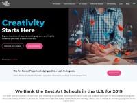 Desktop screenshot for theartcareerproject.com