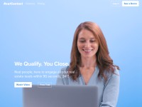 Desktop screenshot for realcontact.com