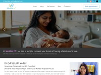 Desktop screenshot for meridianivf.com