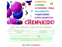 Desktop screenshot for chem4kids.com