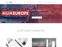 Screenshot of mikrotik.com