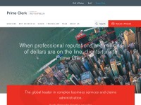 Desktop screenshot for primeclerk.com