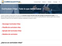 Desktop screenshot for curriculumvitaefacil.net