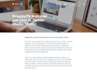 Desktop screenshot for snappytv.com