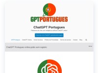 Desktop screenshot for gptportugues.com
