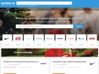 Desktop screenshot for acties.nl