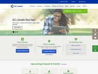 Desktop screenshot for sclhealth.org
