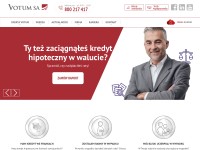 Desktop screenshot for votum-sa.pl